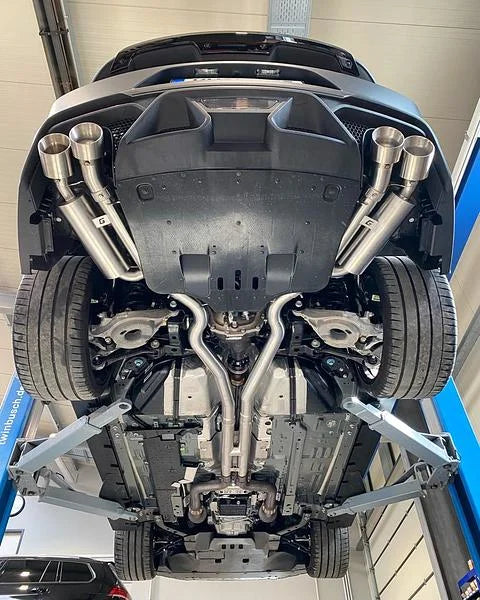 Grail Abgasanlage Ford Mustang Gen. 6 VFL/FL 5.0 (4-Rohr) - XTREME  2018-2022 (FL) US Coupe  Heckdiffusor für VFL-Modelle