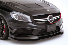 Laden Sie das Bild in den Galerie-Viewer, Varis Carbon Frontlippe für Mercedes W176 A45 AMG (Vollcarbon)