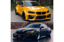 Laden Sie das Bild in den Galerie-Viewer, PSM Dynamic GFK Widebody Kotflügelerweiterungen für BMW 2er F87 M2