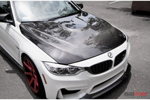 Laden Sie das Bild in den Galerie-Viewer, Seibon Carbon Motorhaube für BMW 3er|4er F80|F82 und M3 M4 Coupé und Limousine 2014+ OE-Style