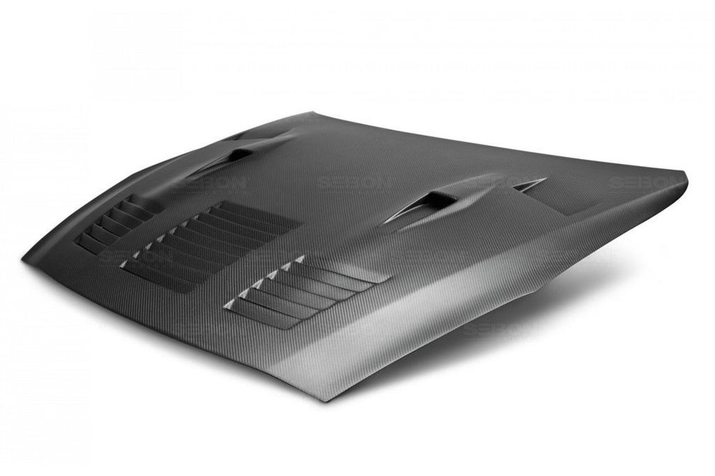 Seibon Carbon Motorhaube für Nissan Skyline R35 GT-R 2009 - 2015 Trockencarbon GTII-Style