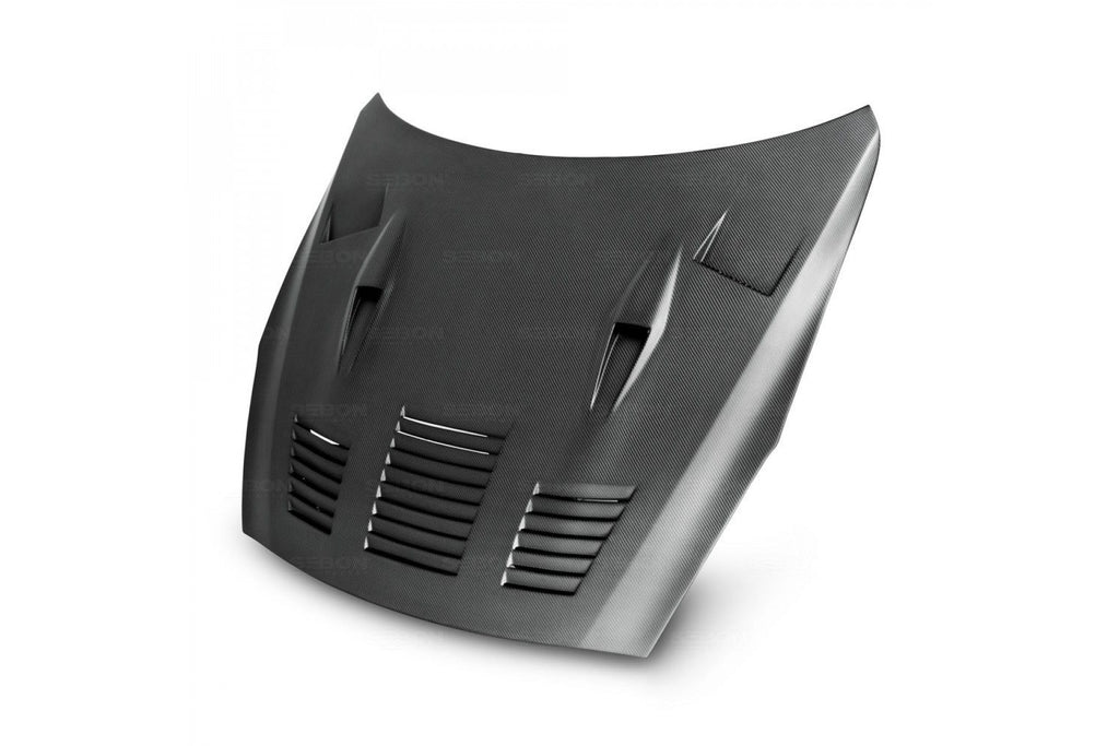 Seibon Carbon Motorhaube für Nissan Skyline R35 GT-R 2009 - 2015 Trockencarbon GTII-Style
