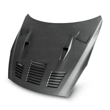 Laden Sie das Bild in den Galerie-Viewer, Seibon Carbon Motorhaube für Nissan Skyline R35 GT-R 2009 - 2015 Trockencarbon GTII-Style
