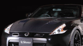 Varis Motorhaube für Nissan 370Z Z34 - Typ Cooling (Carbon)